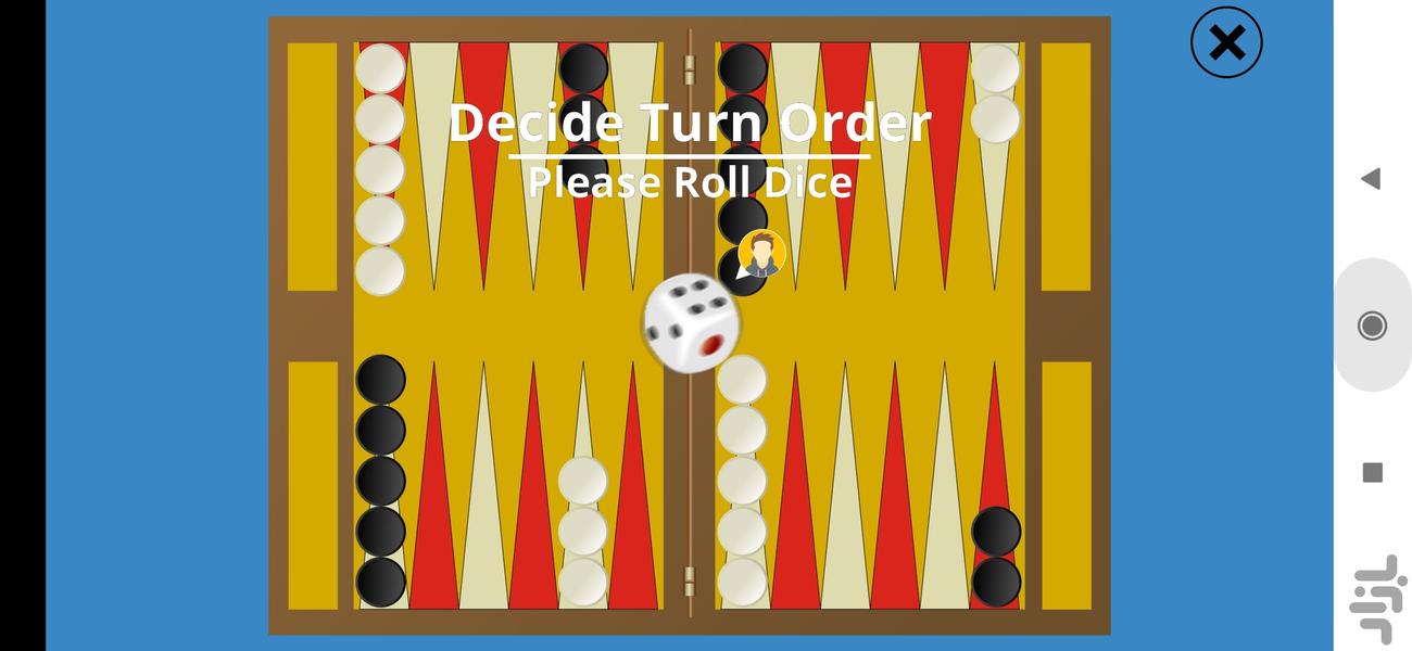 backgammon - Gameplay image of android game