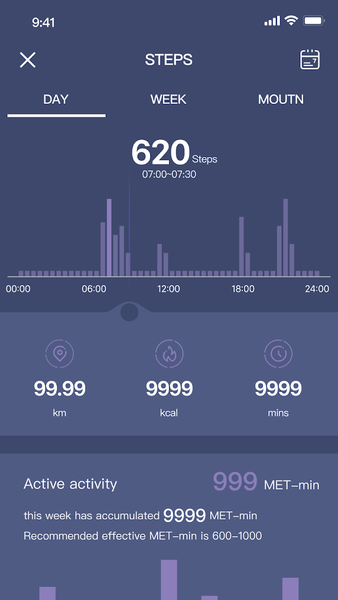 Promate XWatch - Image screenshot of android app