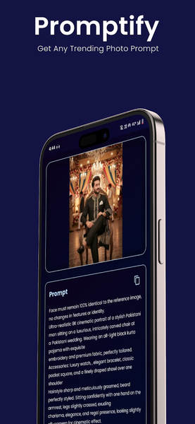 Promptify: AI photo editing - عکس برنامه موبایلی اندروید