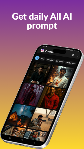 PromptPix -AI Prompt Generator - عکس برنامه موبایلی اندروید