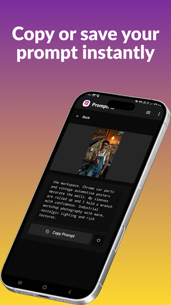 PromptPix -AI Prompt Generator - عکس برنامه موبایلی اندروید