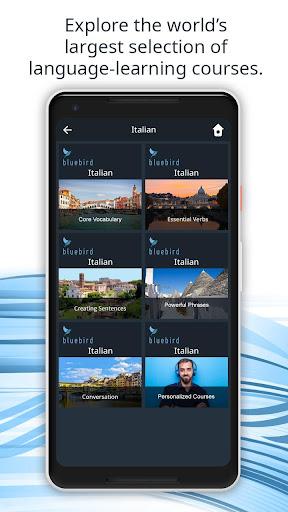 Learn 163 Languages | Bluebird - Image screenshot of android app