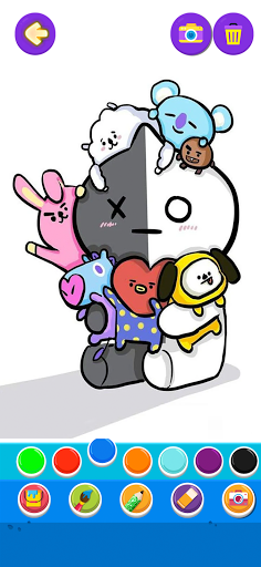 BT21 Coloring Book - Image screenshot of android app