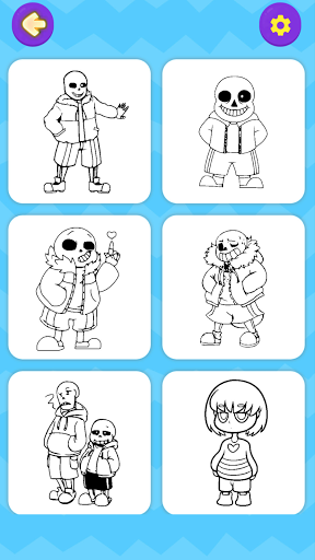 Sans Coloring Book - Image screenshot of android app