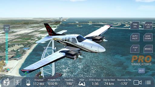 Pro Flight Simulator - Dubai - عکس بازی موبایلی اندروید