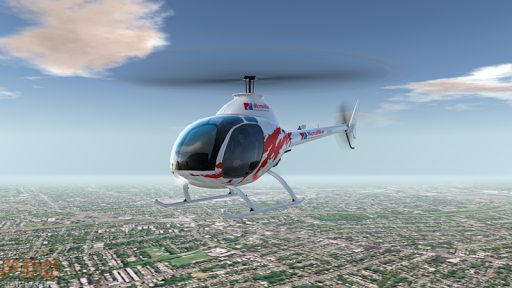 Pro Helicopter Simulator - New York - Gameplay image of android game