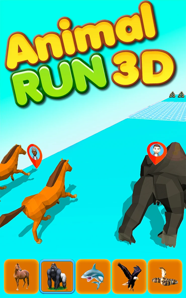 Epic Animal Hop & Smash Run ۳D - عکس بازی موبایلی اندروید