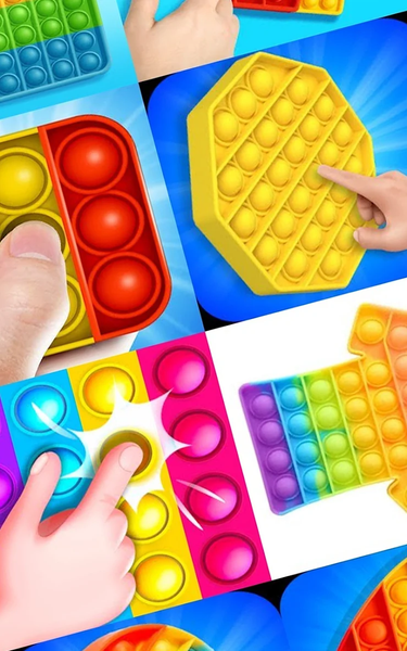 Fidget Antistress Pop It ۳D - عکس بازی موبایلی اندروید