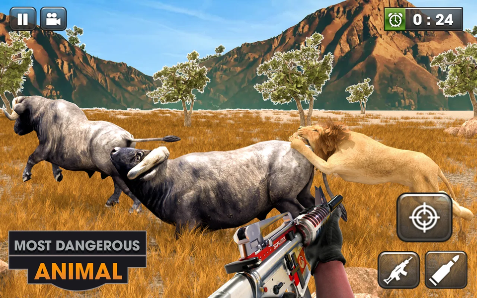 Wildlife SUV Hunting Game - عکس بازی موبایلی اندروید