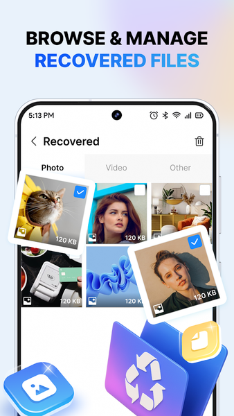 All Recovery Photos and Files - عکس برنامه موبایلی اندروید