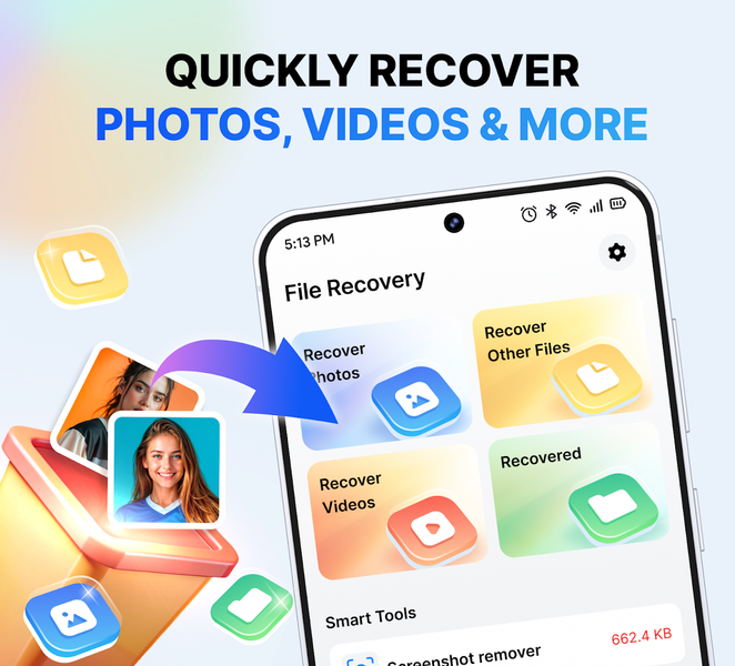 All Recovery Photos and Files - عکس برنامه موبایلی اندروید