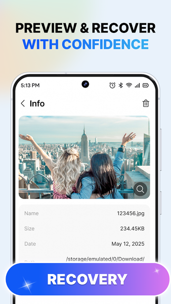 All Recovery Photos and Files - عکس برنامه موبایلی اندروید