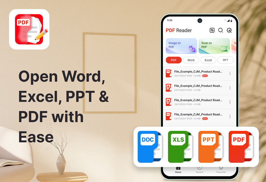 PDF Reader & All PDF Editor - عکس برنامه موبایلی اندروید