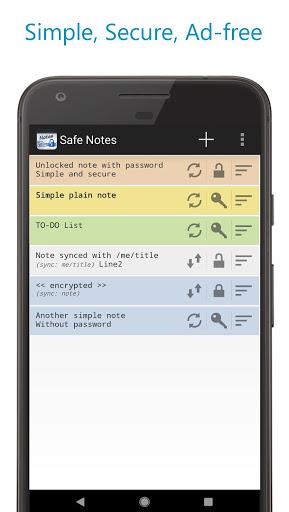 Safe Notes - Official app - عکس برنامه موبایلی اندروید