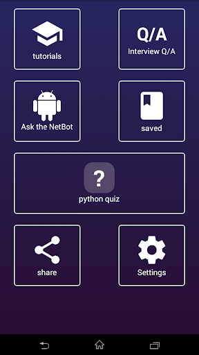 Learn python : python tutorial - عکس برنامه موبایلی اندروید