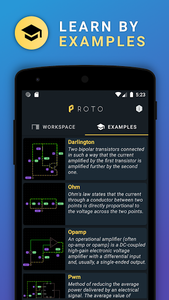 PROTO - circuit simulator - عکس برنامه موبایلی اندروید