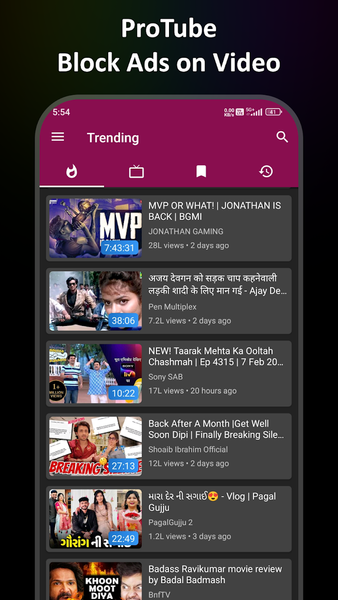 ProTube - Block Ads on Video - عکس برنامه موبایلی اندروید