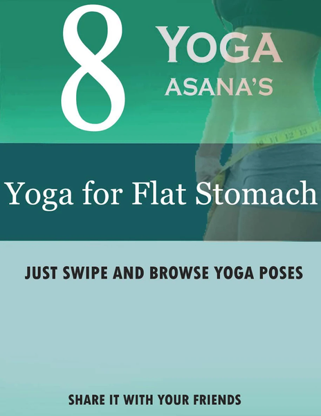 8 Yoga Poses for Flat Stomach - Image screenshot of android app