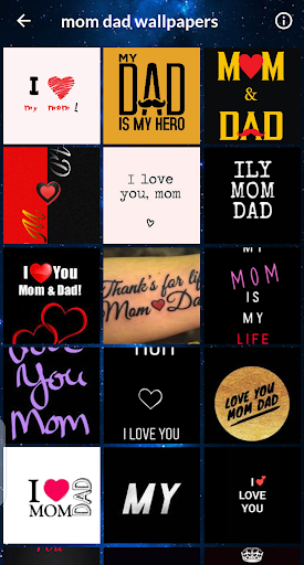 mom dad wallpaper - Image screenshot of android app
