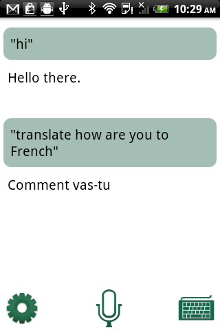Voice Answer Lite - Image screenshot of android app