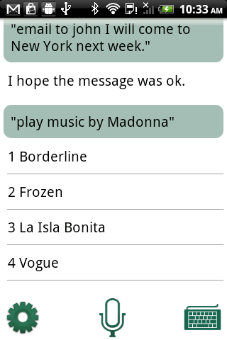 Voice Answer Lite - عکس برنامه موبایلی اندروید
