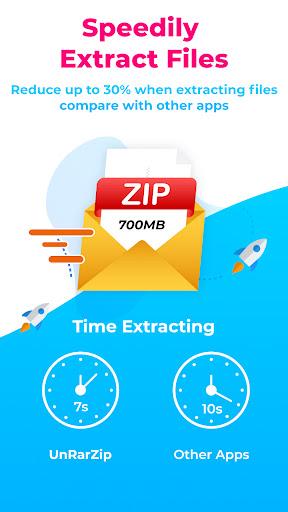 UnZip Rar Extractor Zip Opener - عکس برنامه موبایلی اندروید