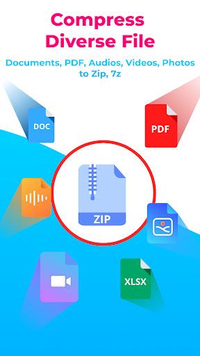 UnZip Rar Extractor Zip Opener - عکس برنامه موبایلی اندروید