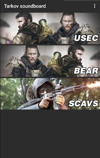 Tarkov Soundboard - Image screenshot of android app