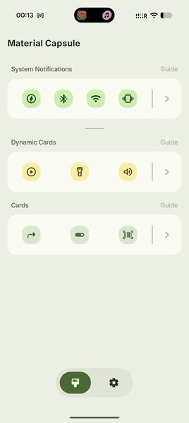 Material Capsule: Dynamic UI - عکس برنامه موبایلی اندروید