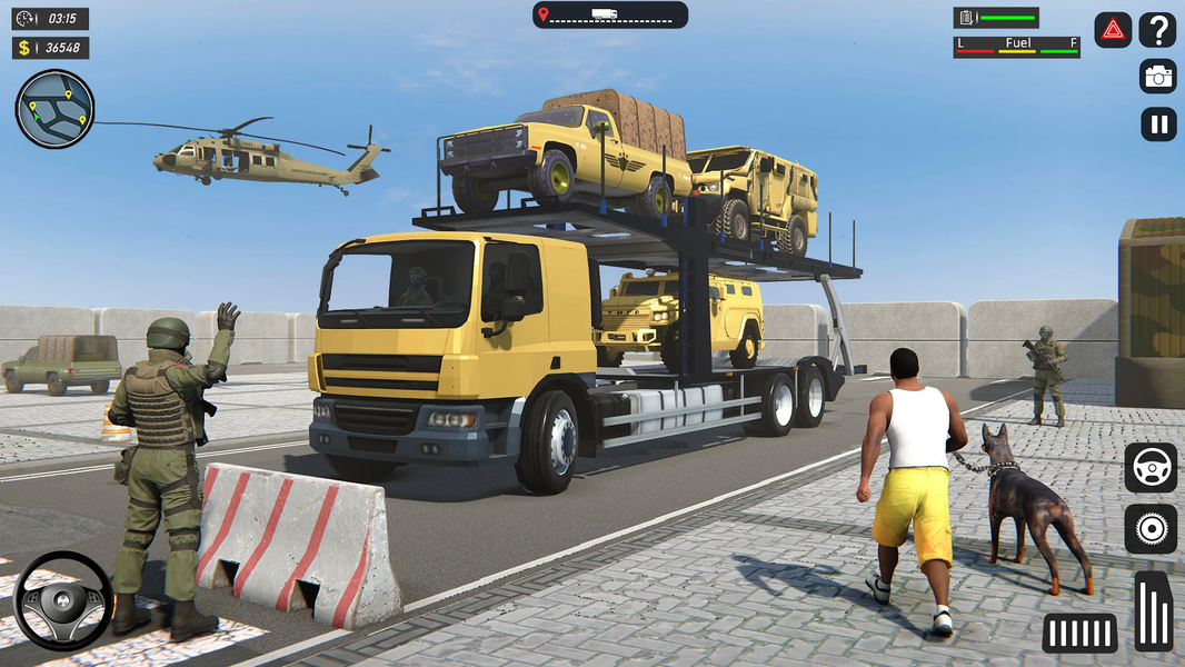 Army Cargo Truck Driving Games - عکس بازی موبایلی اندروید