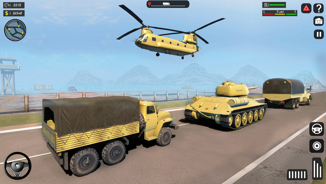 Army Cargo Truck Driving Games - عکس بازی موبایلی اندروید