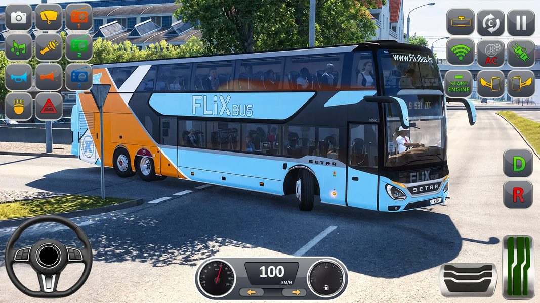 Euro Bus Transport Driving Sim - عکس بازی موبایلی اندروید
