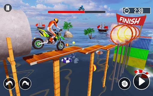 Superhero Bike Stunt Master 3D - Gameplay image of android game