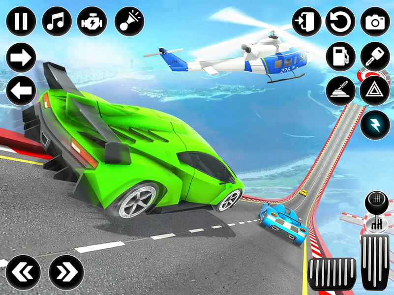 Mega Ramp Car Games: GT Stunts - عکس بازی موبایلی اندروید
