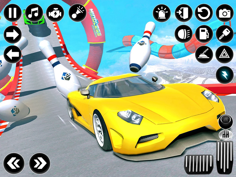 Mega Ramp Car Games: GT Stunts - عکس بازی موبایلی اندروید
