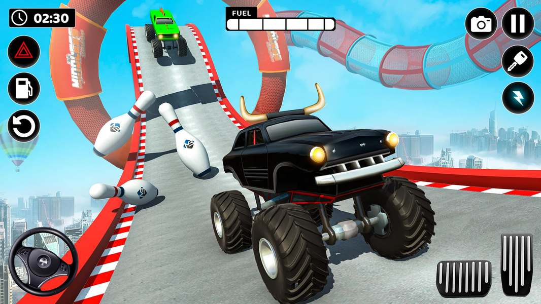 Mega Ramp Monster Truck Stunts - Gameplay image of android game