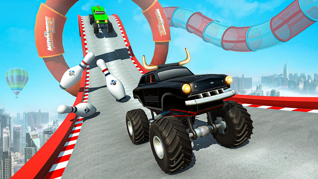 Mega Ramp Monster Truck Stunts - Gameplay image of android game