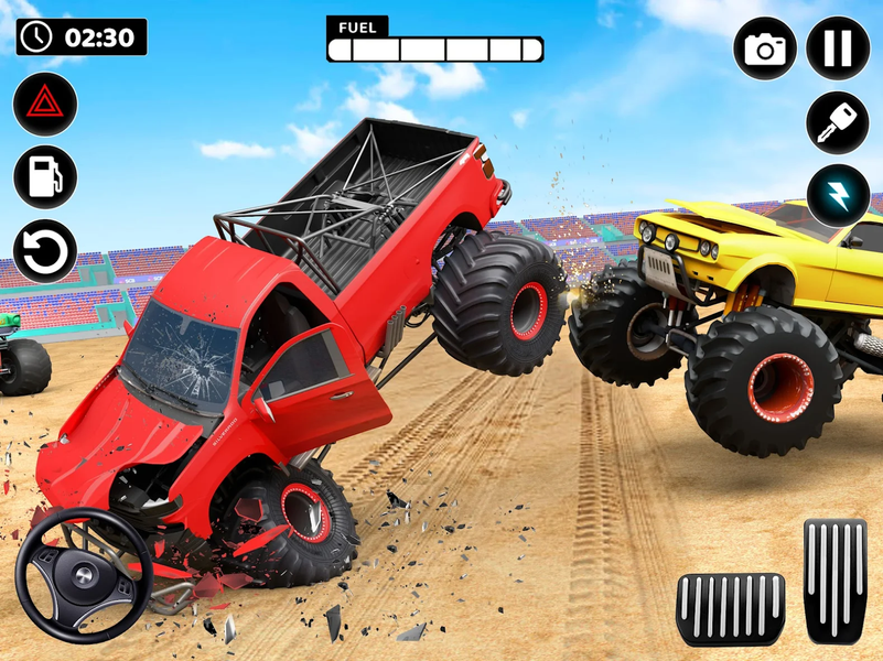 Mega Ramp Monster Truck Stunts - Gameplay image of android game