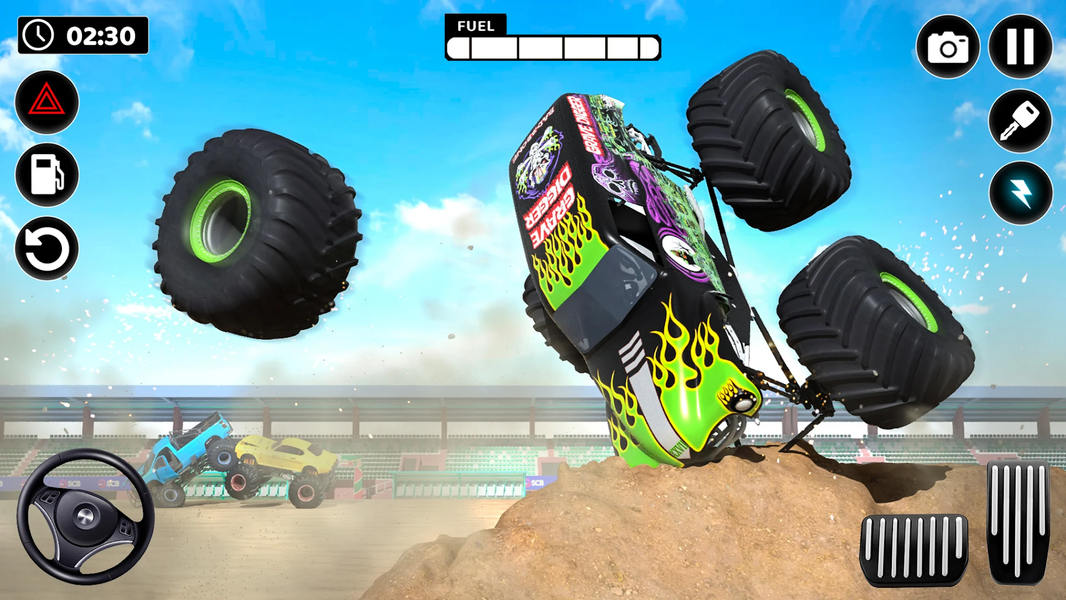 Mega Ramp Monster Truck Stunts - Gameplay image of android game