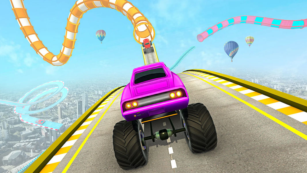Mega Ramp Monster Truck Stunts - Gameplay image of android game
