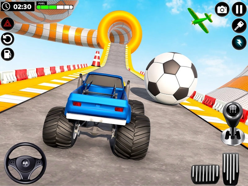 Mega Ramp Monster Truck Stunts - Gameplay image of android game
