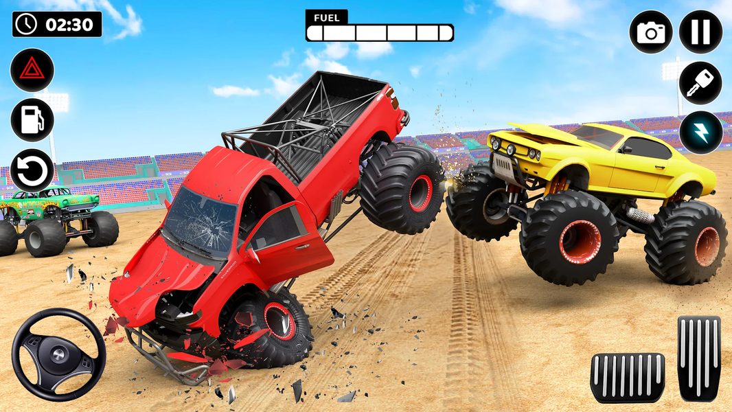 Mega Ramp Monster Truck Stunts - Gameplay image of android game