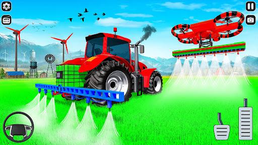 Grand Tractor Farming Games - Gameplay image of android game