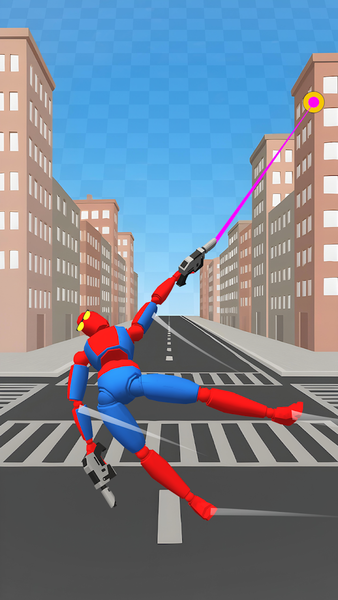 Grapple Swing Hero Action Game - Gameplay image of android game