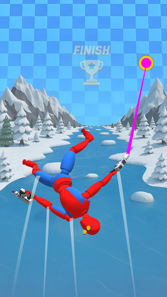 Grapple Swing Hero Action Game - Gameplay image of android game