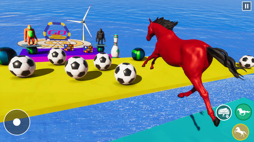 Animal Simulator 3D Racing - Gameplay image of android game