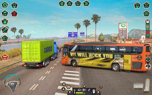 Euro Coach Bus Simulator 3D - Gameplay image of android game