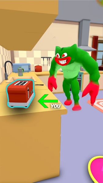 Monster Escape: Hide and Find - عکس بازی موبایلی اندروید