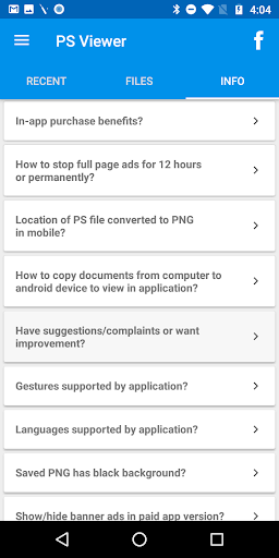 PS File Viewer - عکس برنامه موبایلی اندروید