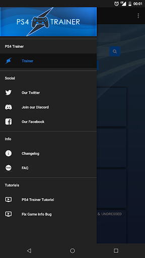 PS4 Trainer - Image screenshot of android app